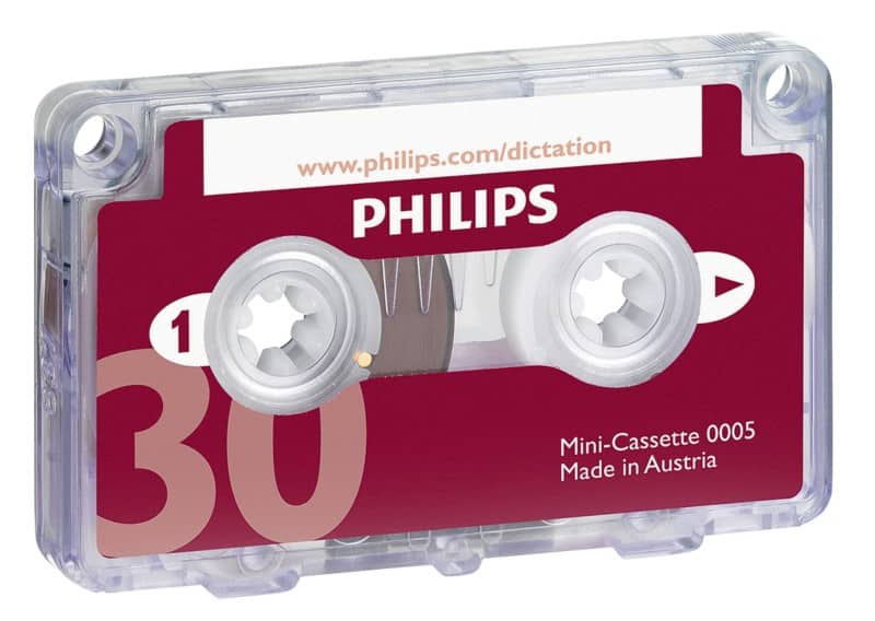 Philips Mini-Kassette LFH0005 Rot