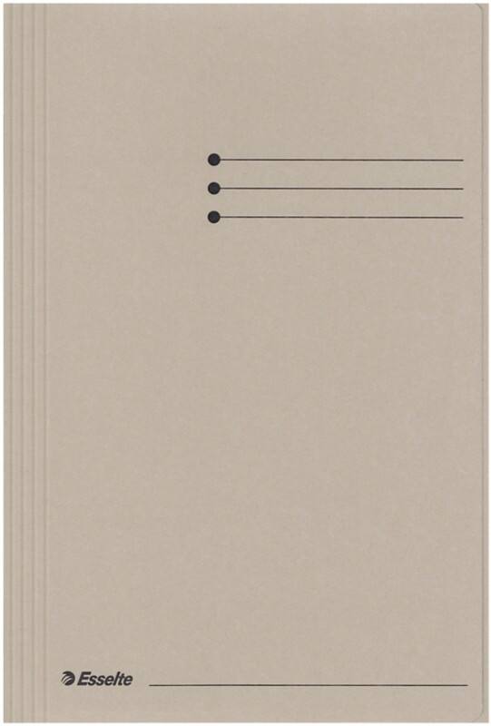 Esselte Manilla Jurismappe 1032307 Foolscap Grau Recycelter Karton 250 Blatt 23,3 x 35 x 2 cm 50 Stück