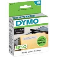 DYMO LW Adressetiketten Authentisch 11352 S0722520 Selbsthaftend Schwarz auf Weiß 25 x 54 mm 500 Etiketten