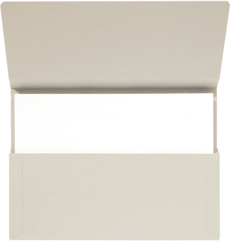 Djois Infinio Dokumentenmappen Klappöffnung A4 Grau Karton