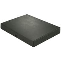 ELBA Dokumentenmappe 31414 A4 Schwarz Karton 24 x 4,5 x 31,5 cm