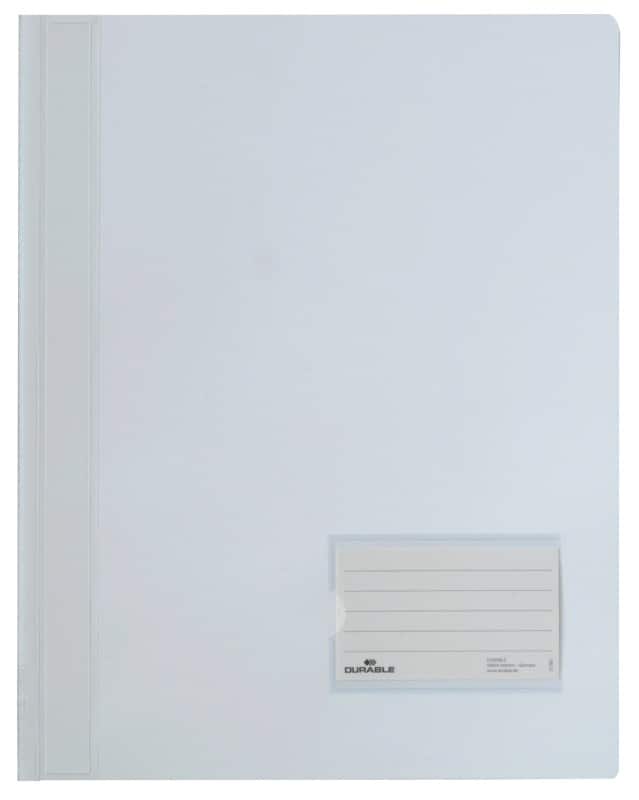DURABLE Schnellhefter Duralux DIN A4 Weiß PVC
