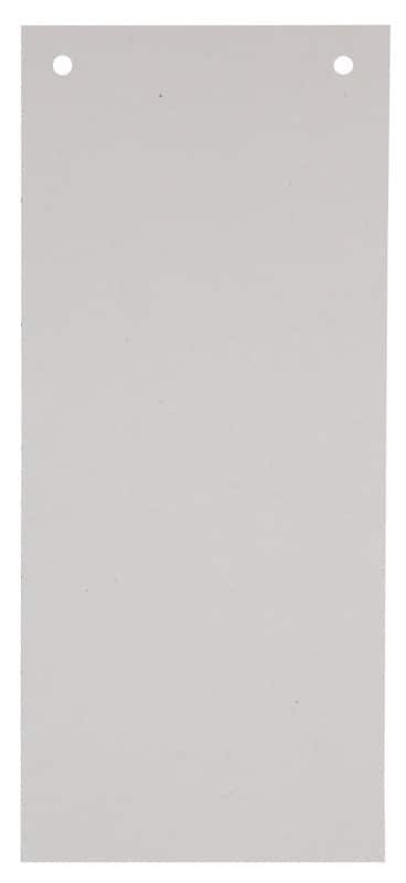 KANGARO Trennblätter  Spezial Grau Pappkarton Rechteckig 2 Löcher 07071-10 100 Stück