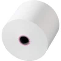 Niceday Thermorollen Blanko 48 g/m² 57 mm x 70 m x 12 mm Kern (Ø) Weiß 5 Rollen
