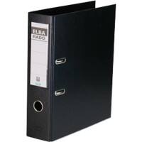 ELBA Rado Plast Ordner A4 80 mm Schwarz 2 Ringe Rado Plast PVC (Polyvinylchlorid) Matt Hochformat