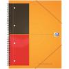 OXFORD International Notebook DIN A4+ Liniert Spiralbindung PP (Polyproplylen) Orange 160 Seiten 80 Blatt