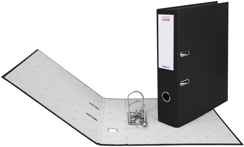 Biella Breit Ordner A4 70 mm Schwarz 2 Ringe 10341702U Kunststoff
