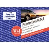 AVERY Zweckform Fahrtenbuch 222 Weiß A6 quer Perforiert 40 Blatt