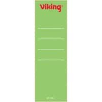 Viking Rückenschilder 60 mm x 191 mm Grün 10 Stück