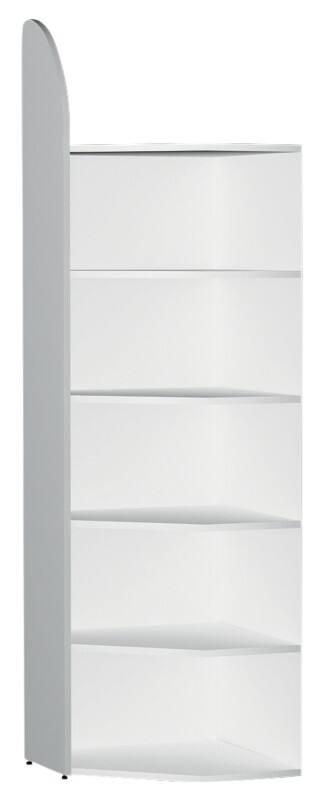 Kerkmann Dante Holz, Stahl Eckregalfeld 6 Fachböden 600 x 325 x 2.250 mm