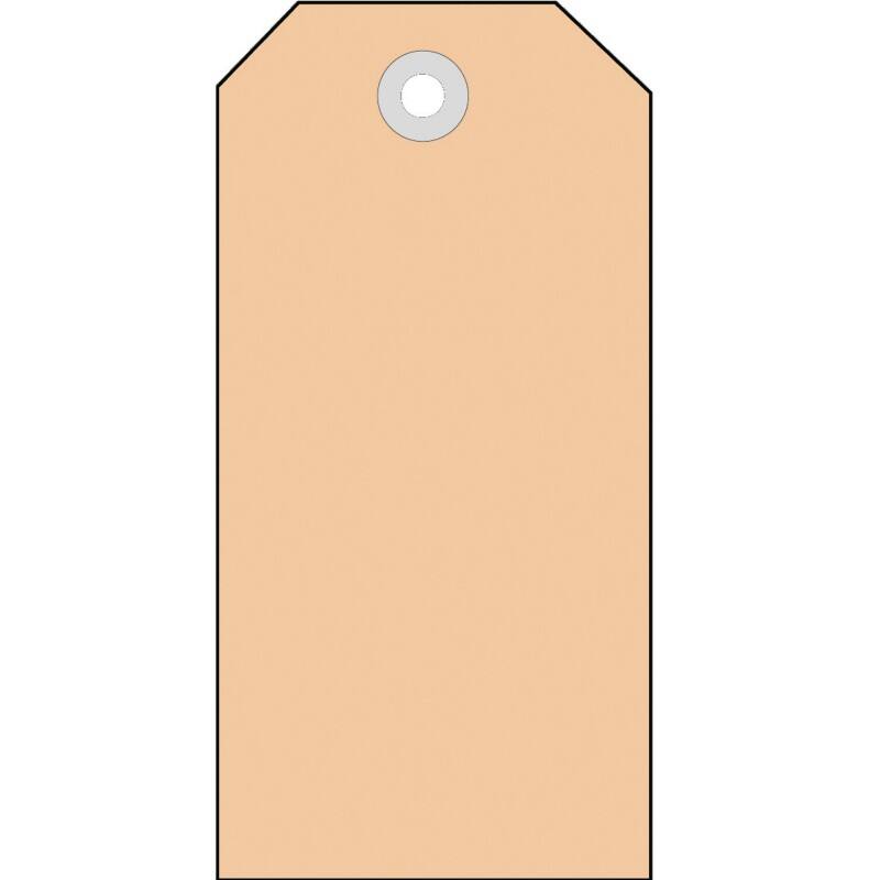 HERMA Pappanhänger 6024 Braun Blanko 6 x 12 x 12 cm 1000 Stück