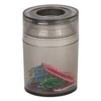 Office Depot Büroklammernspender HIPS (High-Impact Polystyren) Schwarz, Transparent 6,2 cm