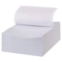 Niceday Computer-Endlospapier DIN A4 Perforiert 60 g/m² Weiß 1000 Blatt