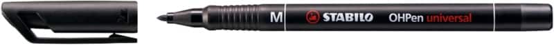 STABILO OHPen universal Folienstift 1.0 mm Nadelspitze Schwarz