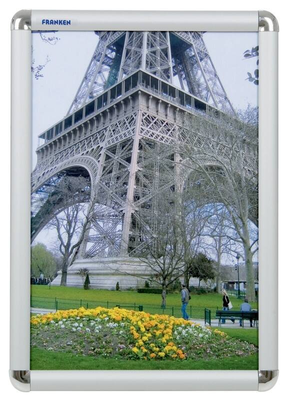 Franken A3 Klapprahmen Silber Aluminium BS0702 29,7 (B) x 2,5 (T) x 42 (H) cm