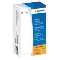 HERMA Frankieretiketten 4328 Weiß 130 x 40 mm 250 Blatt à 2 Etiketten