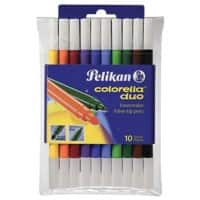 Pelikan Fasermaler Colorella Duo C407 Färbig sortiert 10 Stück