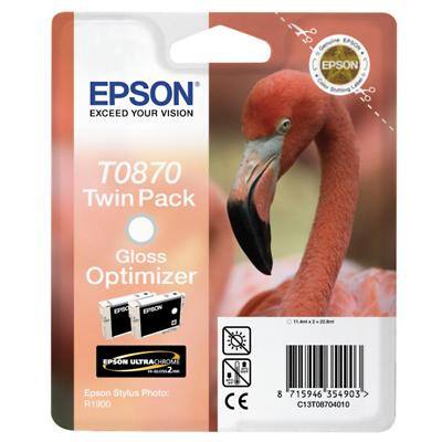 Epson T0870 Original Glossoptimierer C13T08704010 Gloss Optimierer 2 Stück Duopack
