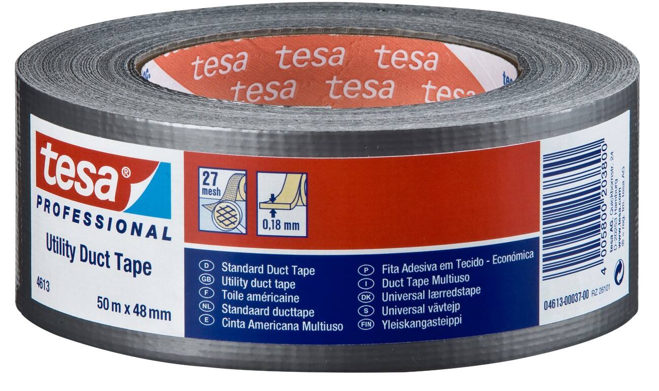 tesa Professional Kraftklebeband 48 mm x 50 m Schwarz