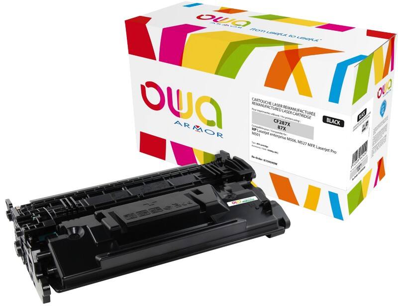 OWA 87X Kompatibel HP Tonerkartusche CF287X Schwarz