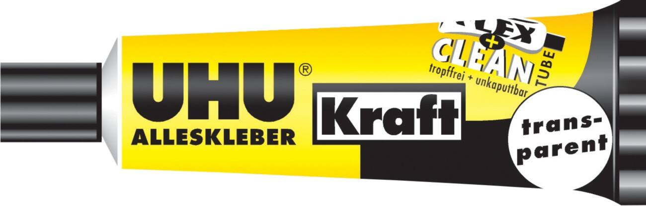 UHU Alleskleber Kraft Flex + Clean Transparent 42 g