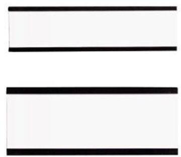 Franken Namensschild C163 Braun 7,5 x 2 cm 10 Stück