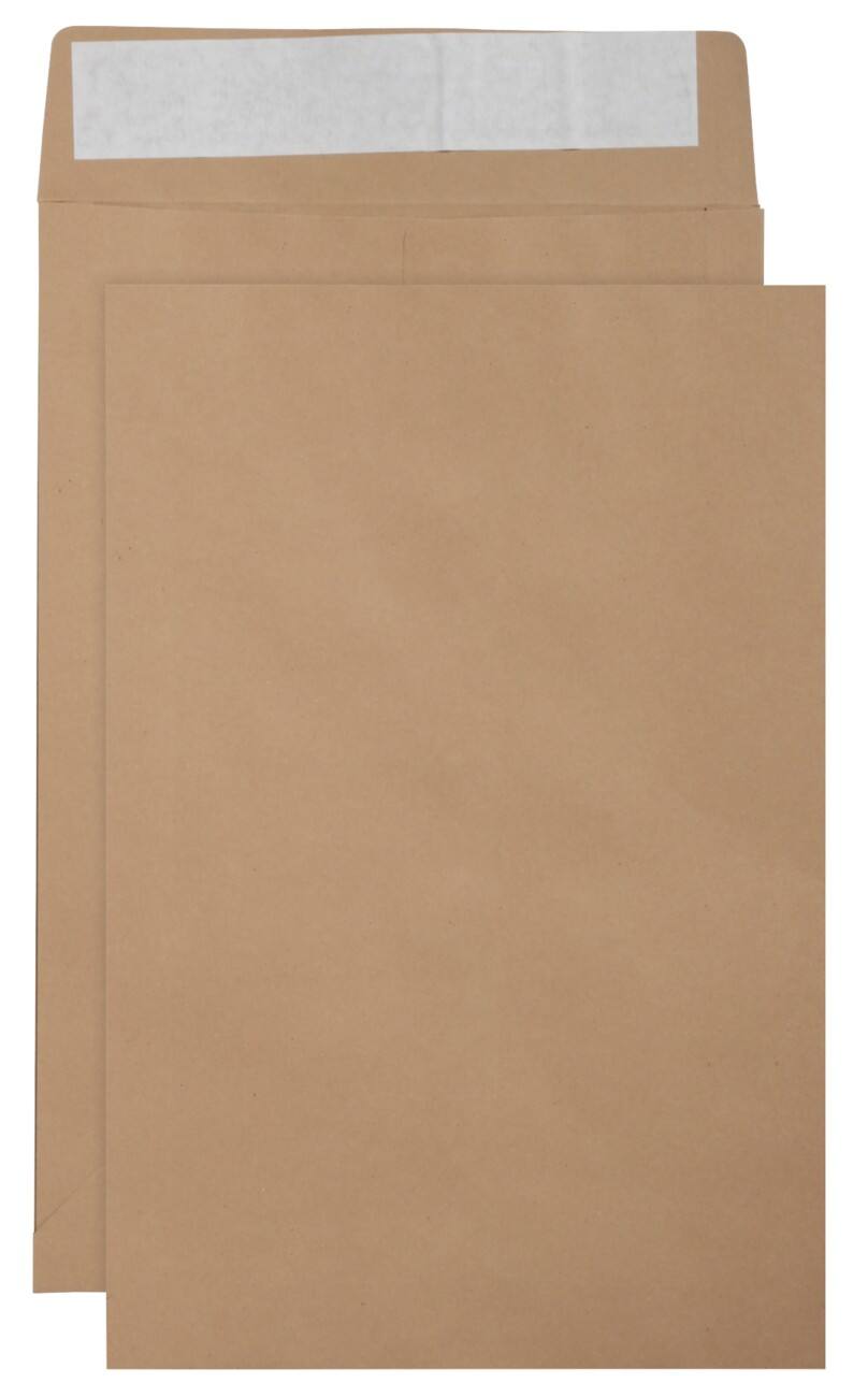 Office Depot Versandtaschen B4 120 g/m² Braun Ohne Fenster Abziehstreifen 50 Stück