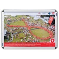 Franken A2 Klapprahmen Silber Aluminium BS0801 42 (B) x 59,4 (H) cm