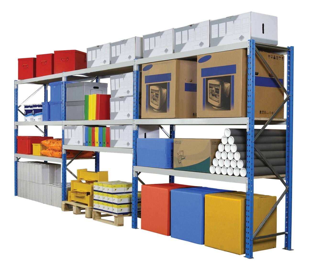 ARNO SPACE Epsivol Lager-Zusatzregal Ebene 1 lackierter Stahl 1.800 x 600 mm Hellgrau