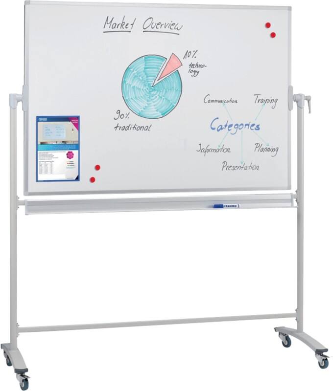 Franken X-traline Whiteboard Magnetisch Beidseitig 150 (B) x 100 (H) cm Weiß