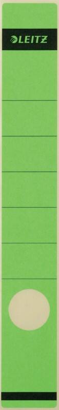 Leitz Selbstklebende Rückenschilder 1648-00-55 Grün 39 x 285 mm 10 Stück