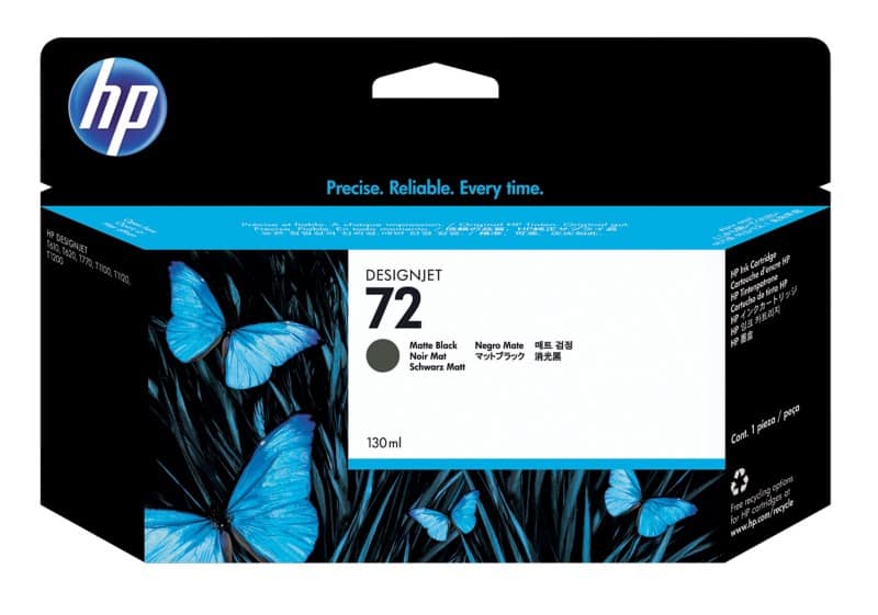 HP 72 Original Tintenpatrone C9403A Schwarz