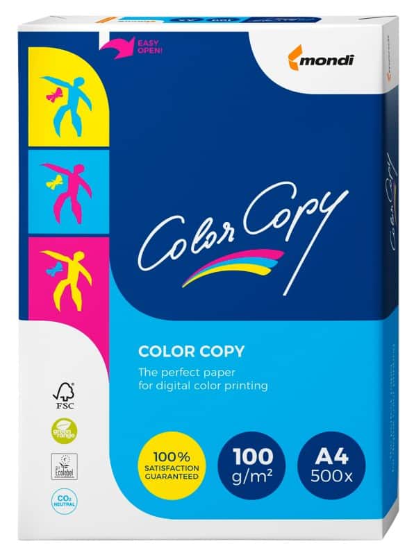 Mondi Color Copy DIN A4 Druckerpapier Weiß 100 g/m² Satin 500 Blatt