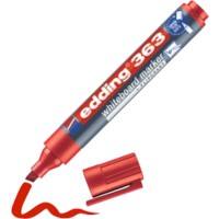 edding 363 Whiteboard Marker Breit Keilspitze Rot