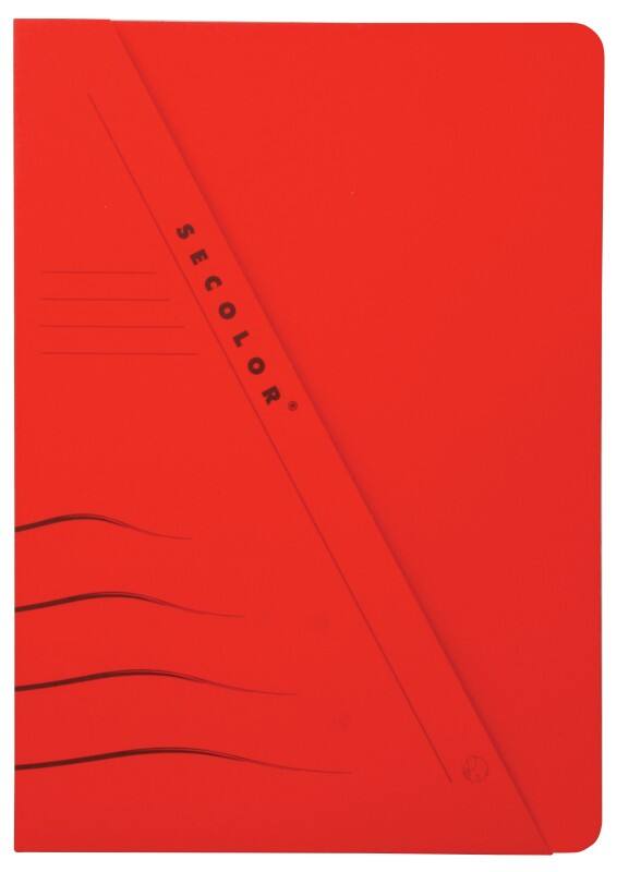 Djois Secolor Dokumentenmappen A4 Rot Pappe