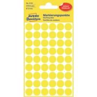 AVERY Zweckform Markierungspunkte 3144 Gelb 5 Blatt à 54 Etiketten