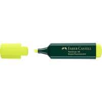 Faber-Castell Superfluorescent Textliner 48 Textmarker Gelb Mittel Keilspitze 1 - 5 mm Nachfüllbar