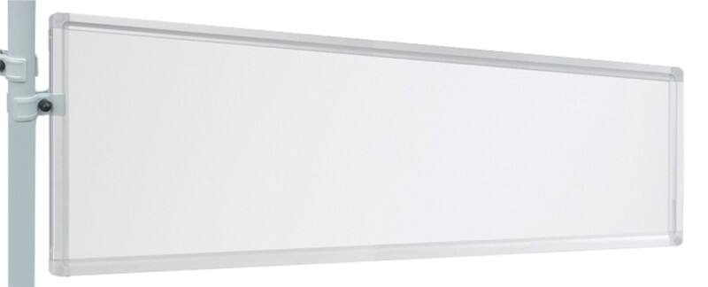 Franken ECO Stellwandtafel Montage mit Klemme Aluminium 1.200 (B) x 900 (H) mm Weiß ECO