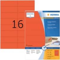 HERMA Farbige Etiketten 4257 Rot Rechteckig 1600 Etiketten pro Packung