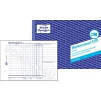 AVERY Zweckform Rapport 1310 Weiß A5 quer Perforiert 100 Blatt