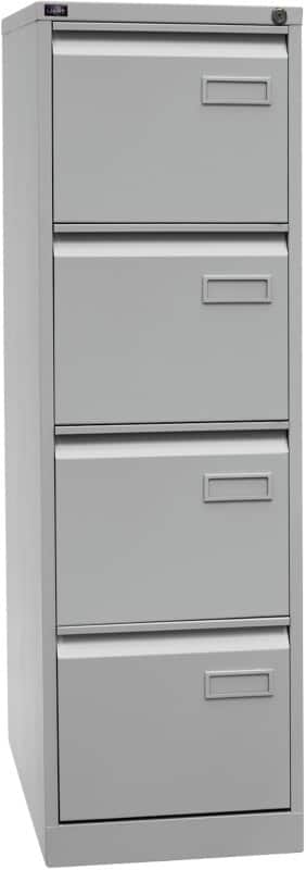 Bisley Light Hängeregistraturschrank Light Lichtgrau 413 x 622 x 1.321 mm