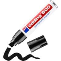 edding 800 Keilspitze Permanentmarker Extra Breit Keilspitze 12 mm Schwarz Nachfüllbar