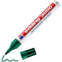 edding 3000 Permanentmarker Mittel Rundspitze 3 mm Grün Nachfüllbar