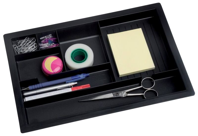 Bisley Materialschale für Schübe Wave Schwarz 350 x 230 mm