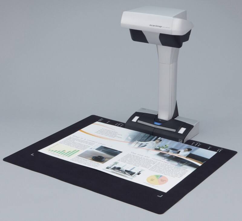 Fujitsu Sv600 A3 Overhead-Scanner Scansnap 1.200 dpi Schwarz, Weiß