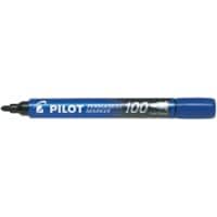 Pilot 100 Permanentmarker Fein Rundspitze 1 mm Blau Nein