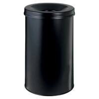 DURABLE Papierkorb Schwarz 30L Metall 492 cm x 49,2 cm