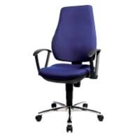 TOPSTAR Ergonomischer Bürostuhl Power Star Profi Stoff Blau