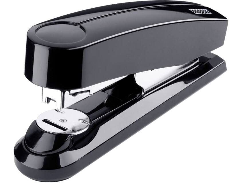 Novus NOVUS OFFICE Flachheftgerät B 4FC Halbstreifen 50 Blatt Schwarz 24/6, 24/8, 26/6, 26/8 Kunststoff, Metall
