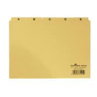 DURABLE Leitregister DIN A5 quer Gelb 21 x 14,8 cm 25 Stück
